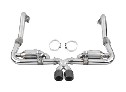 DesignTek 阀门控制中尾段排气系统，适用于保时捷 718 Boxster / Cayman - 116290-03 - 55-PS120V